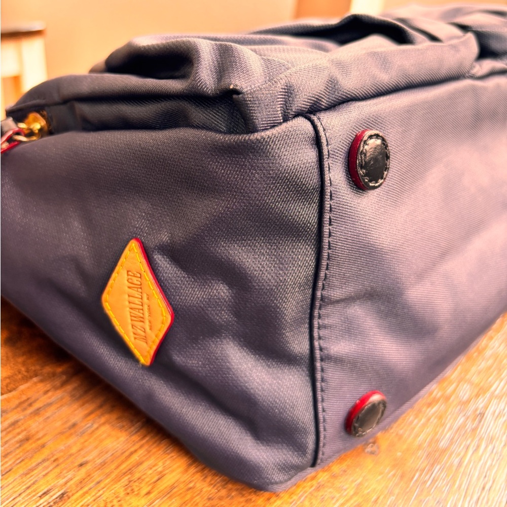 MZ Wallace Navy Luster Jane - Picture 9 of 14